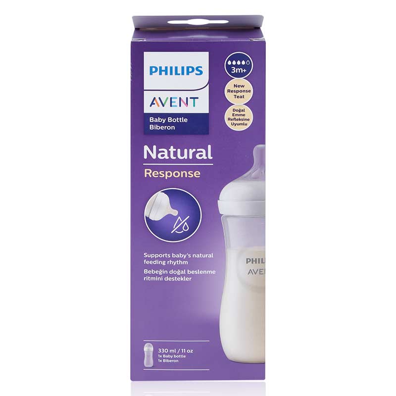 Avent Natural 3.0 Feeding Bottle 330ml-Scy906/01