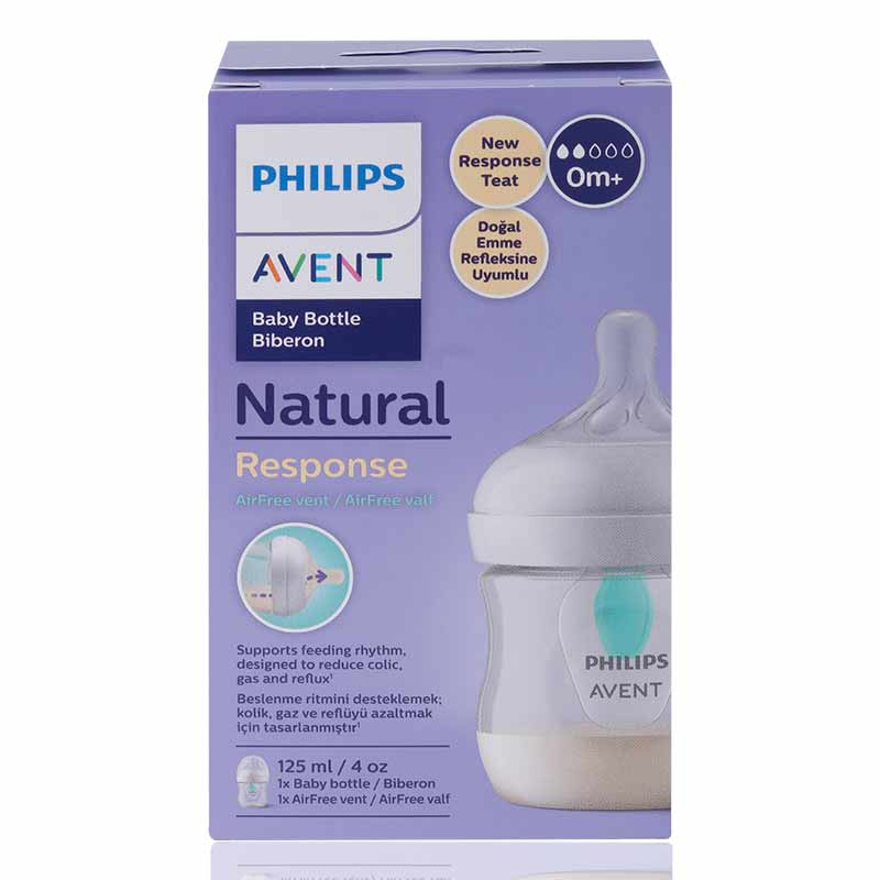 Avent Natural 3.0 Feeding Bottle With Vent 125Ml-Scy670/01