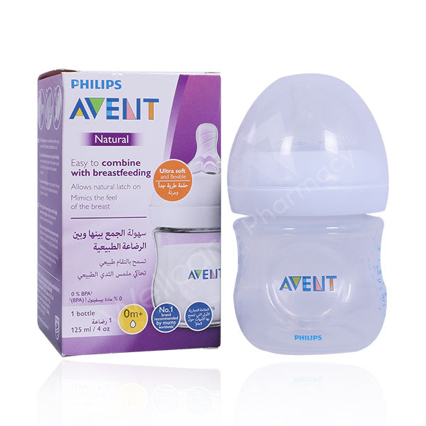 Avent Natural Feeding Bottle 125Ml-Scf030/17