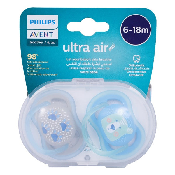 Avent Ultra Air Soother 6-18M 2'S