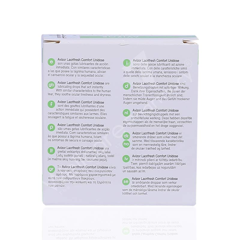 Avizor Lacri Fresh Comfort Unidose 20X0.4Ml