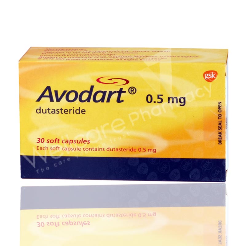 Avodart 0.5mg Soft Capsules 30'S