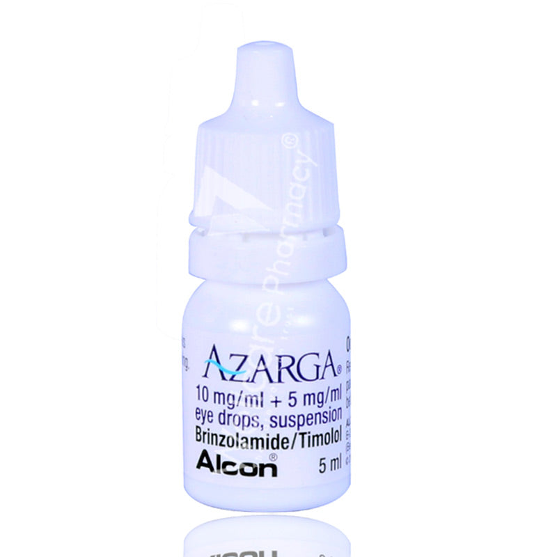 Azarga 10Mg/Ml And 5Mg Eye Drops Suspension 5Ml