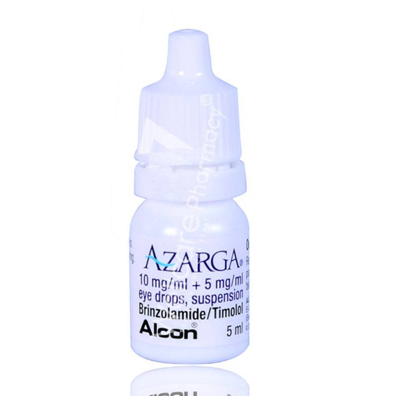 Azarga 10Mg/Ml And 5Mg Eye Drops Suspension 5Ml - Wellcare Pharmacy