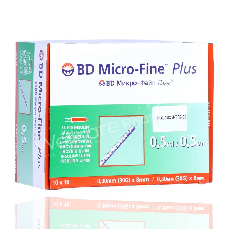 Bd Micro Finesyringe 0.5Ml 100'S