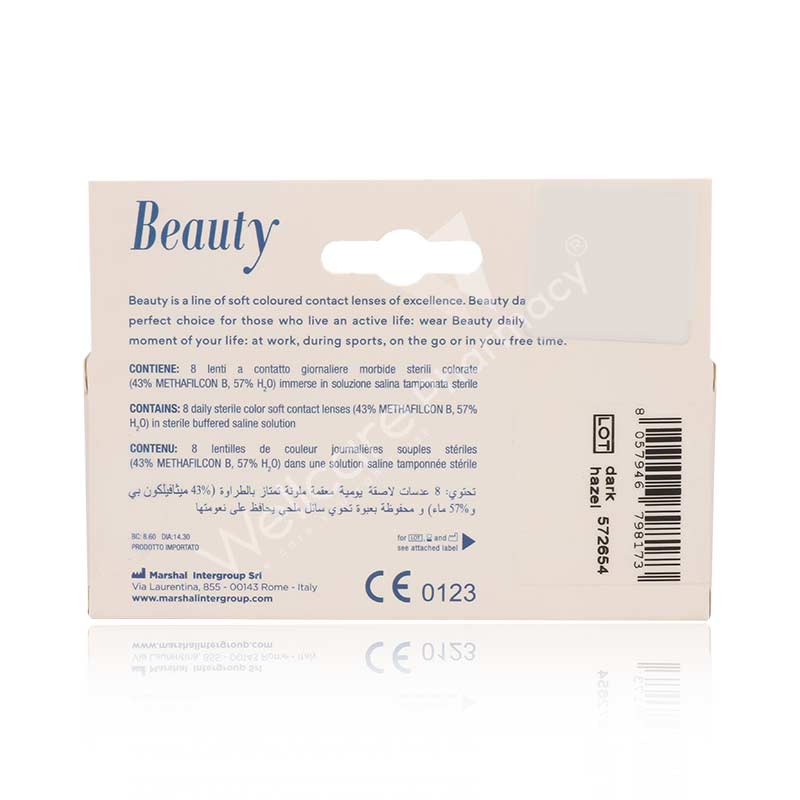 Beauty Daily Color Lenses Dark Hazel 8'S