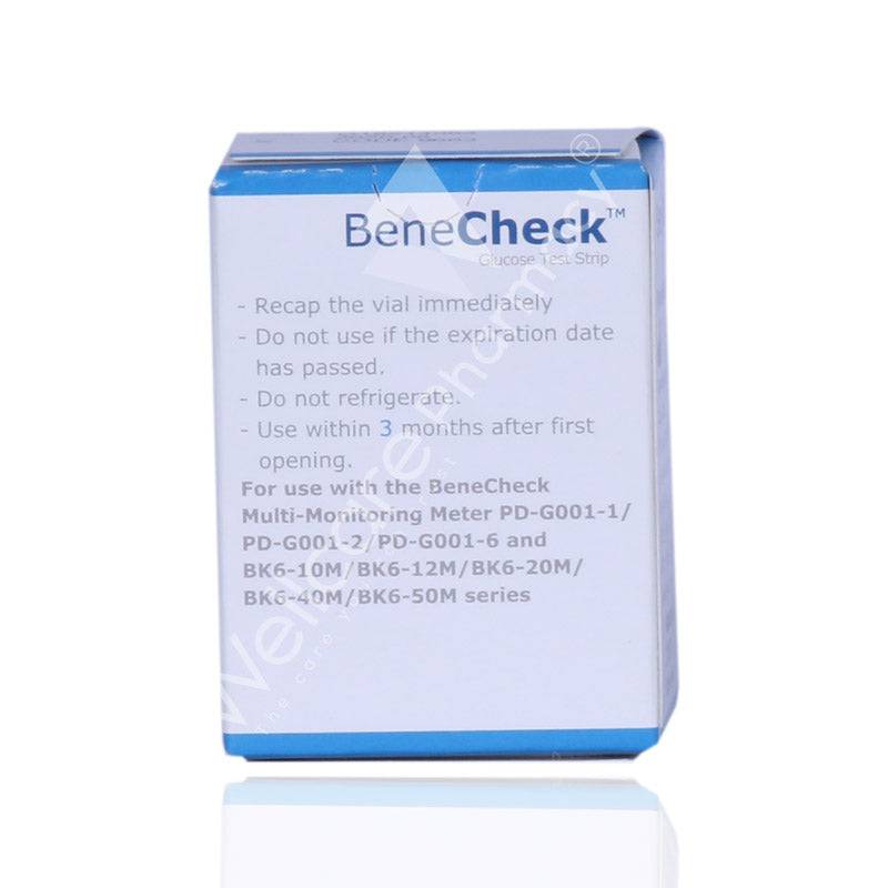 Benecheck Blood Glucose Strip 25'S - Wellcare Pharmacy