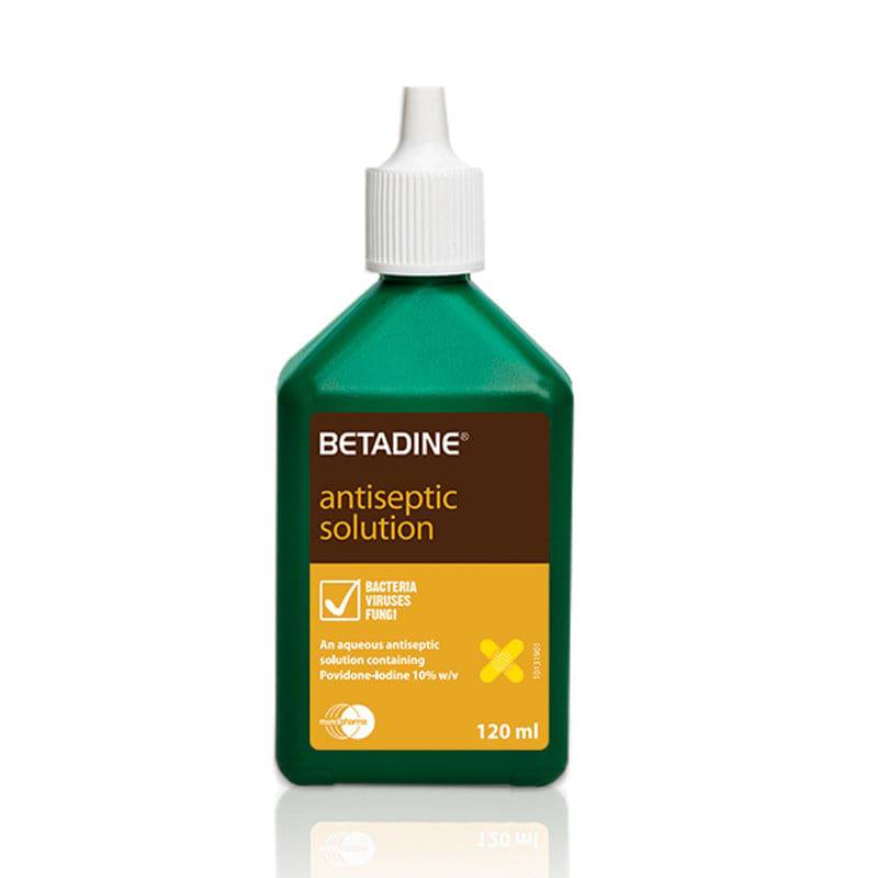 Betadine Antiseptic Solution 120Ml - Wellcare Pharmacy