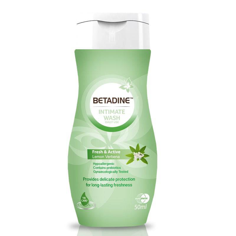 Betadine Intimate Wash Fresh Active Lemon Verbena 50Ml - Wellcare Pharmacy
