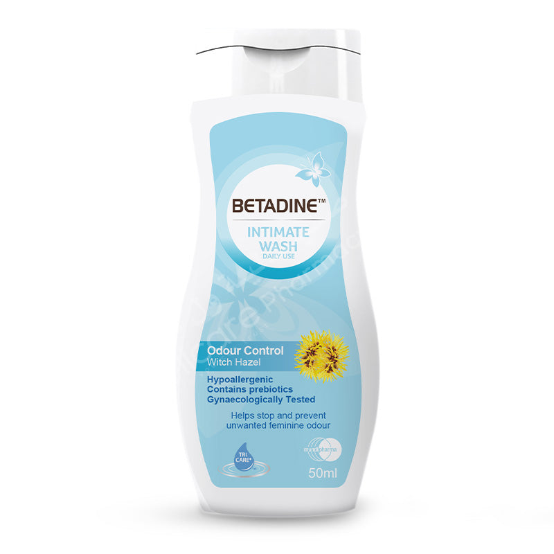 Betadine Intimate Wash Odour Control Witch Hazel 50Ml