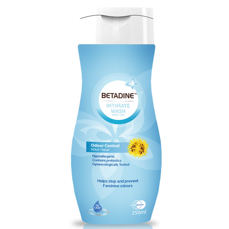Betadine Intimate Wash Odour Control With Hazel 250Ml