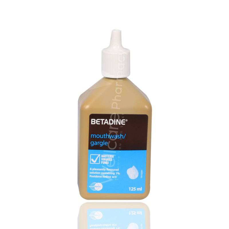 Betadine Mouth Wash 125Ml - Wellcare Pharmacy