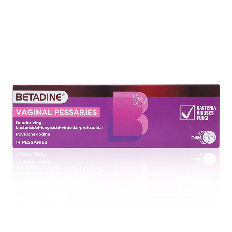 Betadine Vaginal Pessaries 14'S - Wellcare Pharmacy