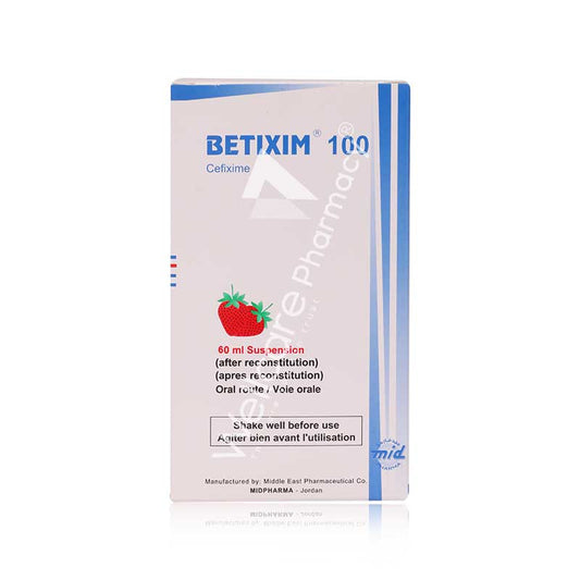 Betixim 100Mg Susp 60Ml