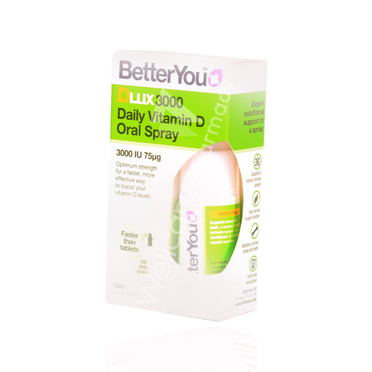 Betteryou Dlux Vitamin D Oral Spray 3000Iu 15Ml