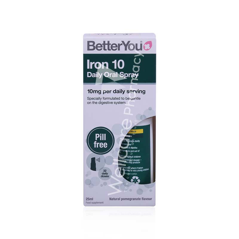 Betteryou Iron 10 Daily Oral Spray 25Ml
