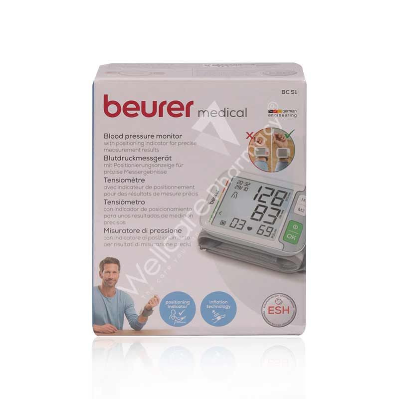 Beurer Bc51 Wrist Blood Pressure Monitor