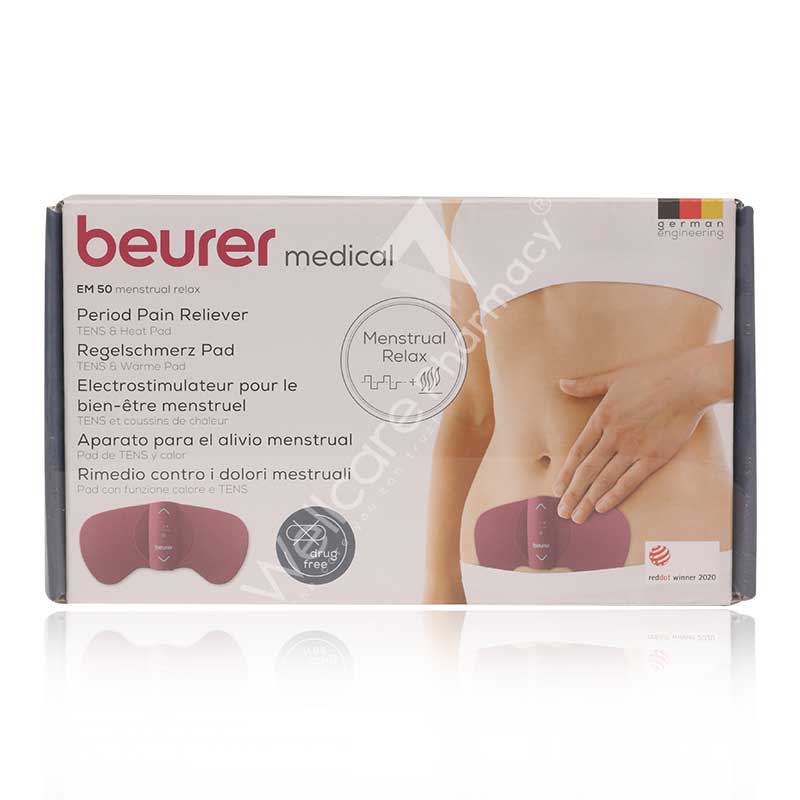 Beurer Em50 Menstrual Relax Tens Heatpad
