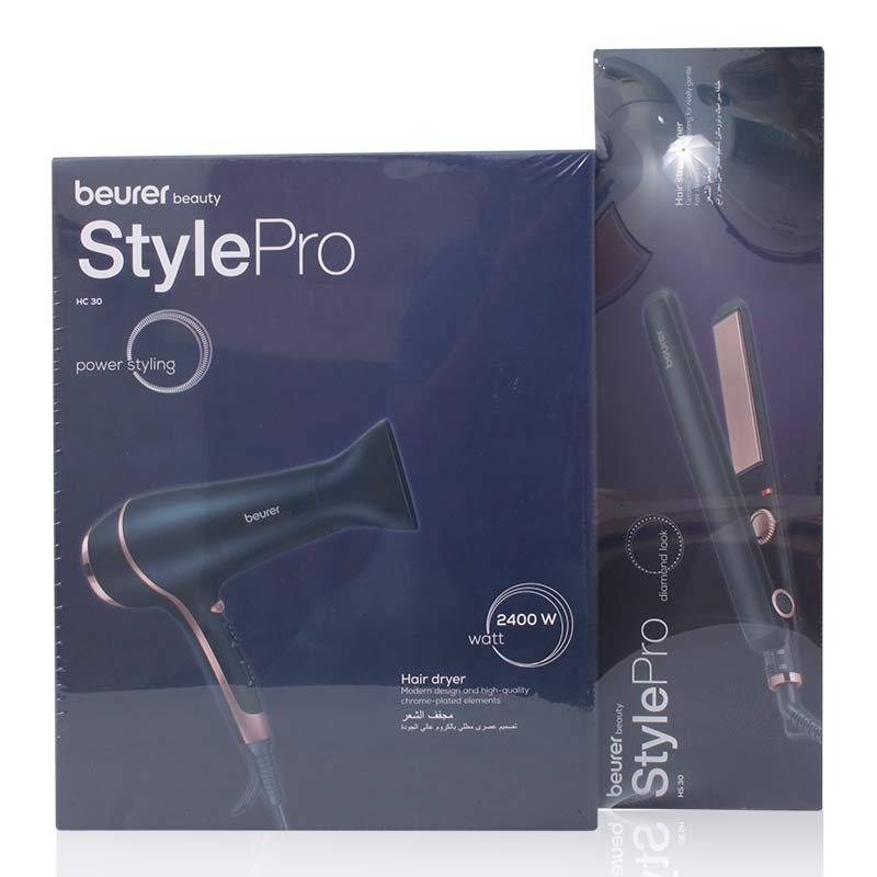 Beurer Hc30 Hair Dryer + Hs30 Hair Straightner