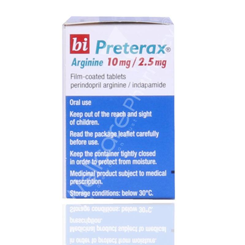 Bi Preterax 10Mg/2.5Mg Tablets 30'S - Wellcare Pharmacy