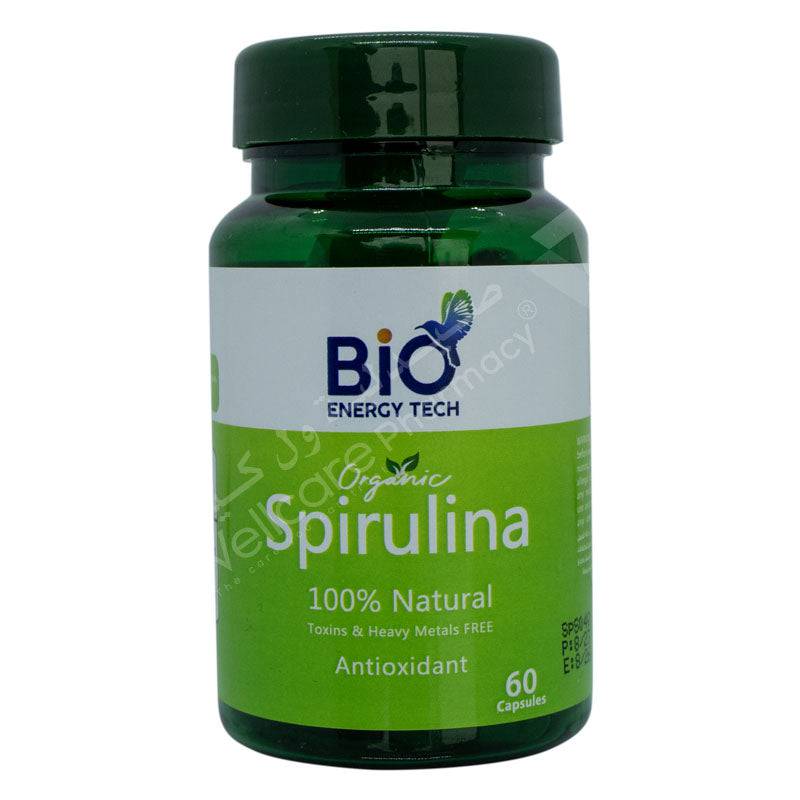 Bio Energy Tech Spirulina Capsules 60'S