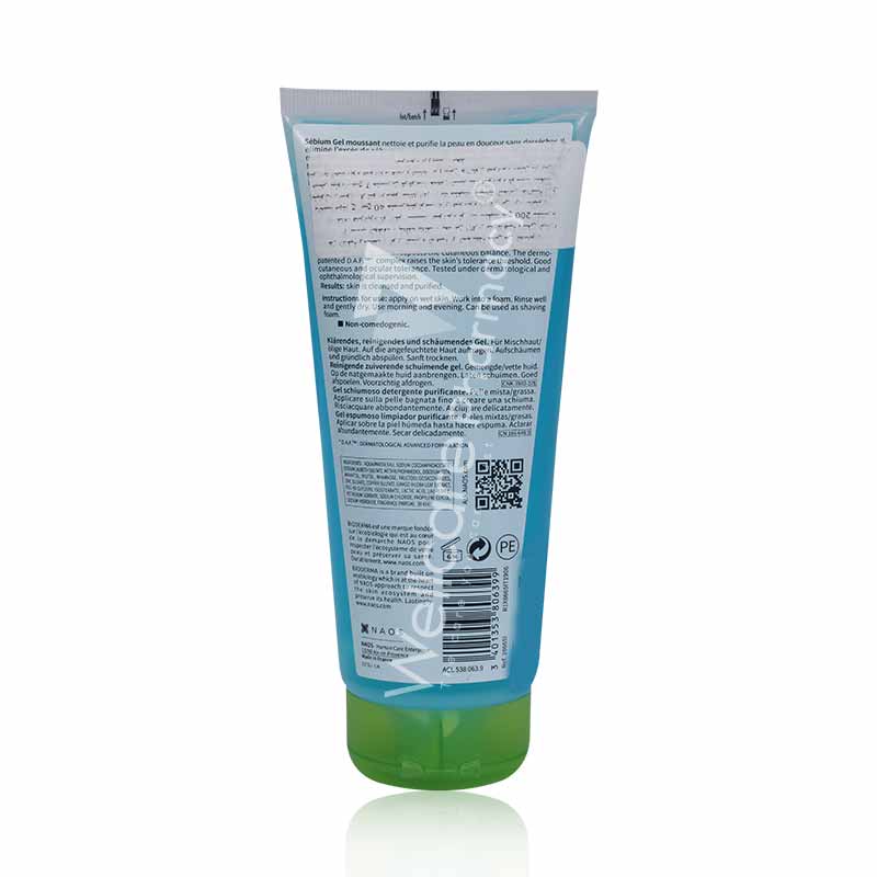Bioderma Sebium Foaming Gel 200Ml