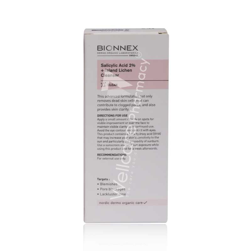 Bionnex Nordea Salicylic Acid + Island Lichen Cleanser 30Ml