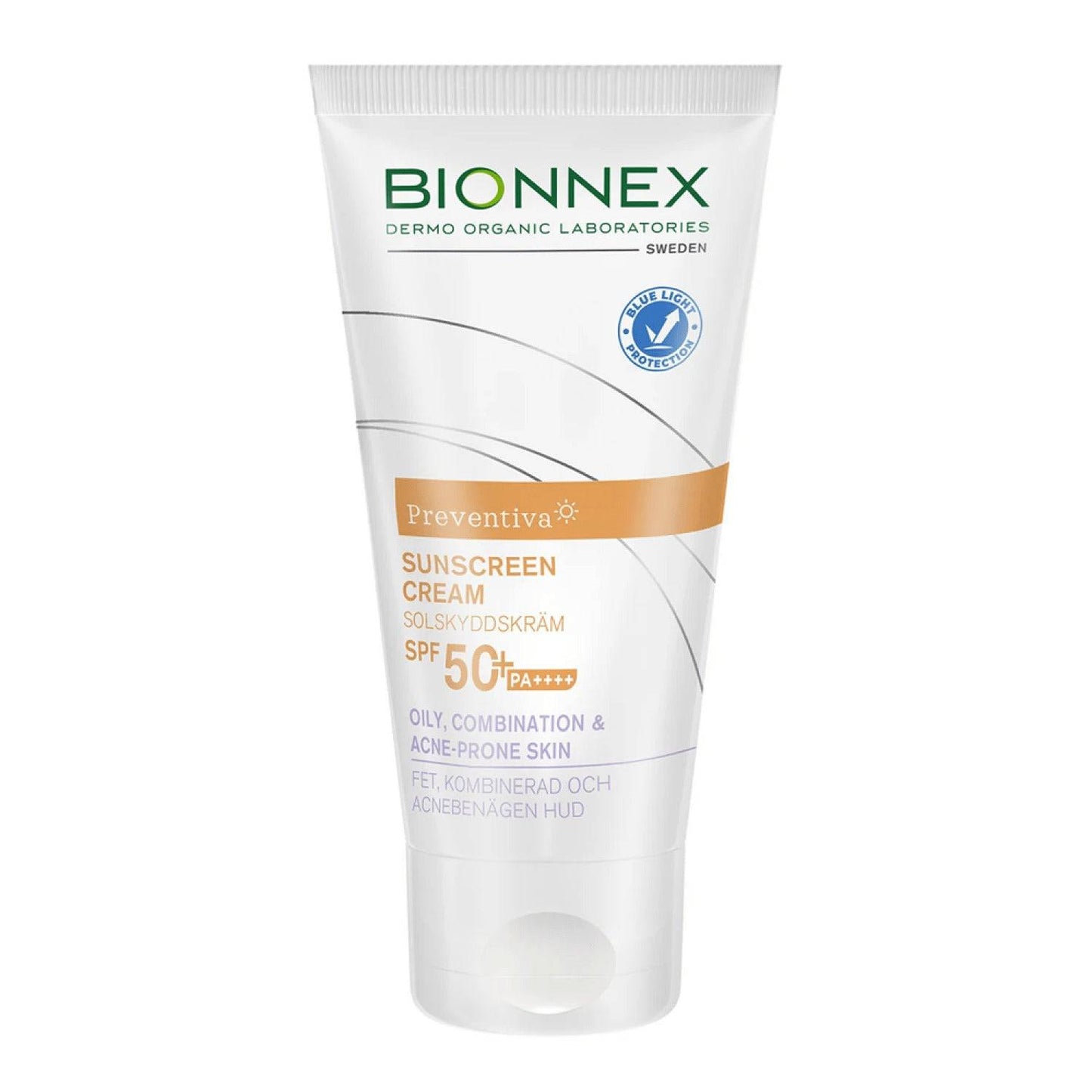 Bionnex Preventiva Oily, Combination & Acne Prone Skin Sunscreen Cream Spf 50+ 50Ml