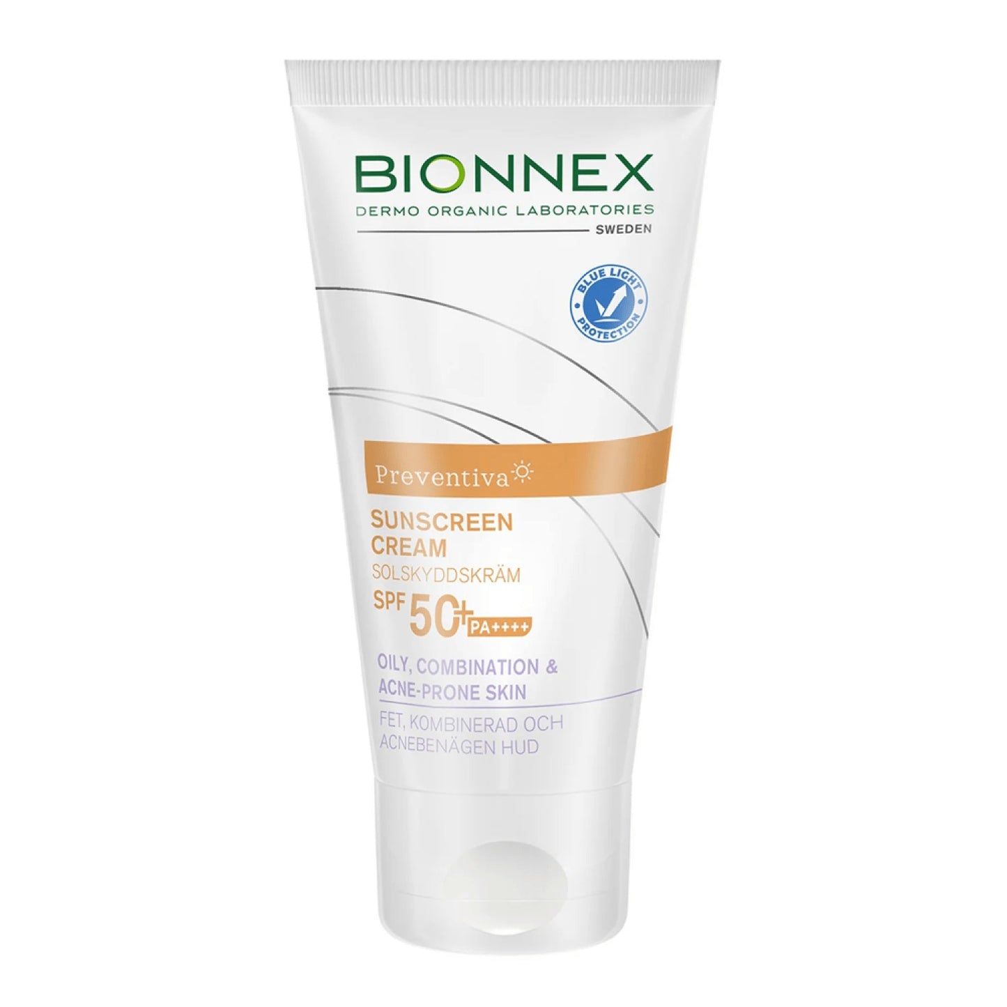 Bionnex Preventiva Oily, Combination & Acne Prone Skin Sunscreen Cream Spf 50+ 50Ml