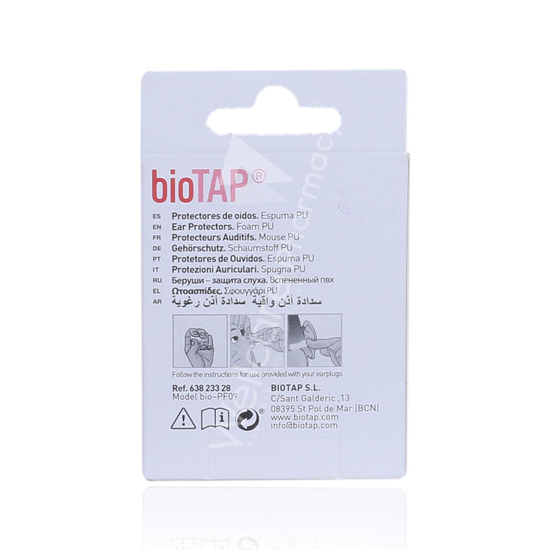 Biotap Ear Protector Foam Pu Mixed Colour 8'S