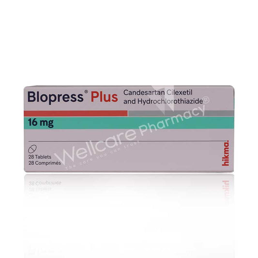 Blopress 16Mg Plus Tablets 28'S