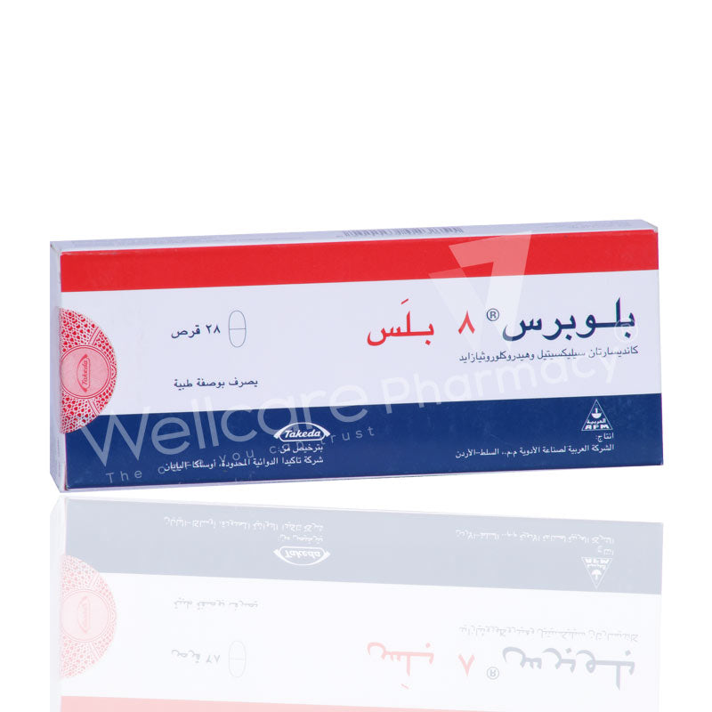 Blopress 8Mg Plus Tablets 28'S