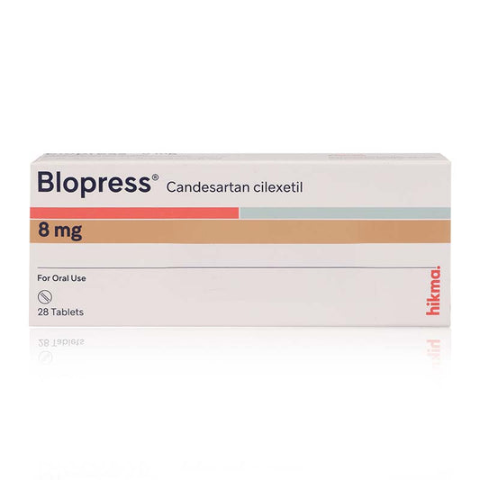 Blopress 8Mg Tablets 28'S