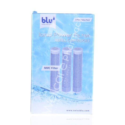 Blu Ionic Nano Metal Cluster Nmc Power Filter Refill Cartridges 3Pcs