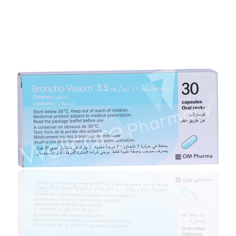 Broncho Vaxom 3.5mg Children Capsules 30'S