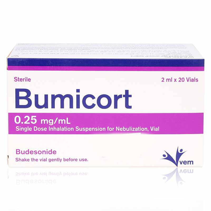 Bumicort 0.25Mg/Ml Single Dose Inhalation Suspension 2Ml Vials 20'S