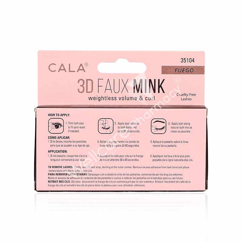 Cala 3D Faux Mink Lashes Fuego-35104