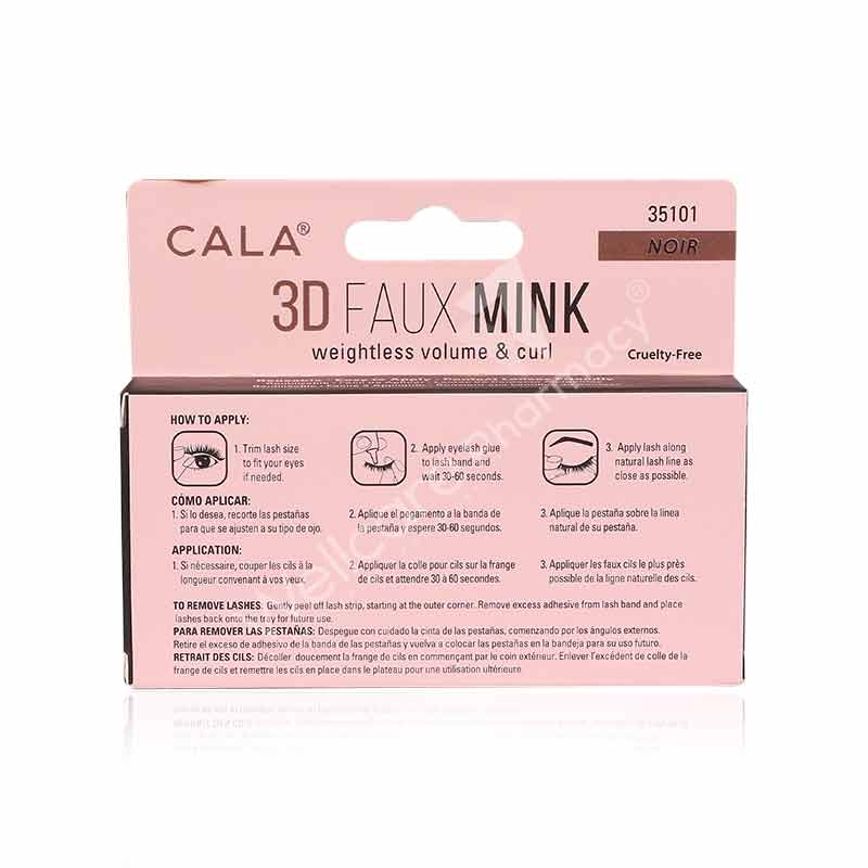 Cala 3D Faux Mink Lashes Noir -35101