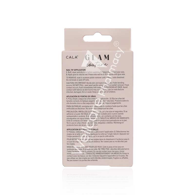 Cala Glam Couture Medium Black Nail Kit 24'S- 87863