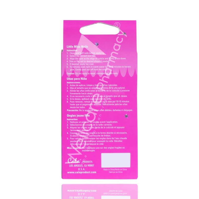 Cala Little Miss Nails Pre Glued 12'S - Wellcare Pharmacy