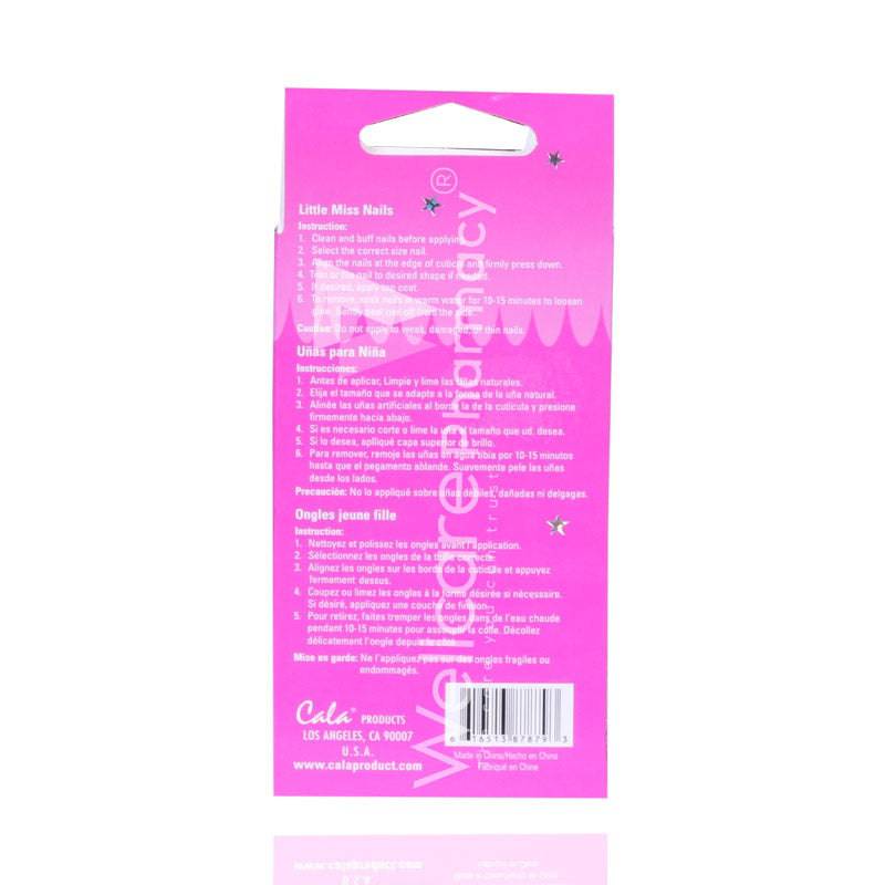 Cala Little Miss Nails Pre Glued 12'S - Wellcare Pharmacy
