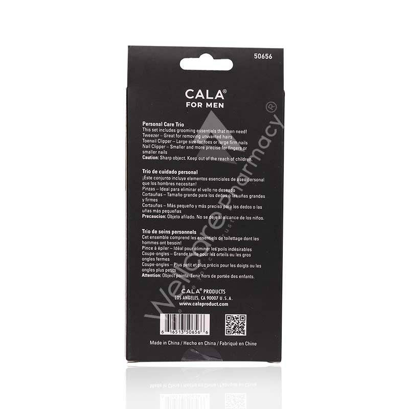 Cala Men's Personal Care Trio-Black-50656