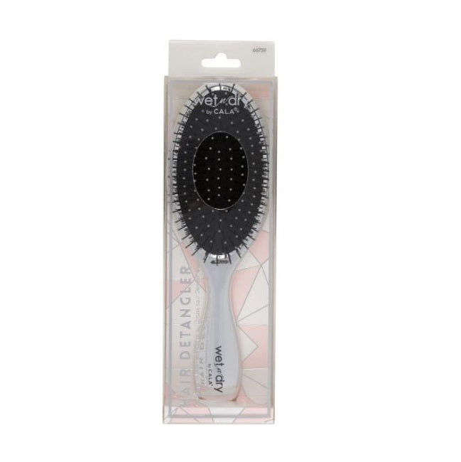 Cala Metallic Silver Hair Detangler 66759