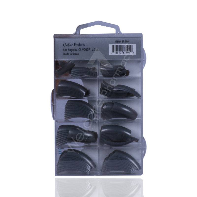 Cala Professional Color Nail Tips Metallic Silver 100'S