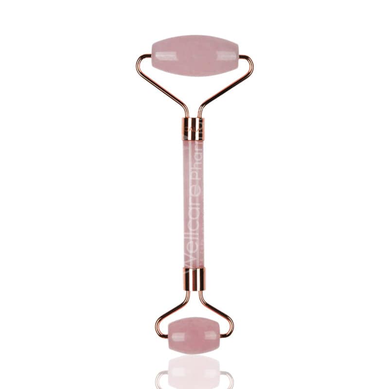 Cala Rose Quartz Facial Roller W Rose Gold