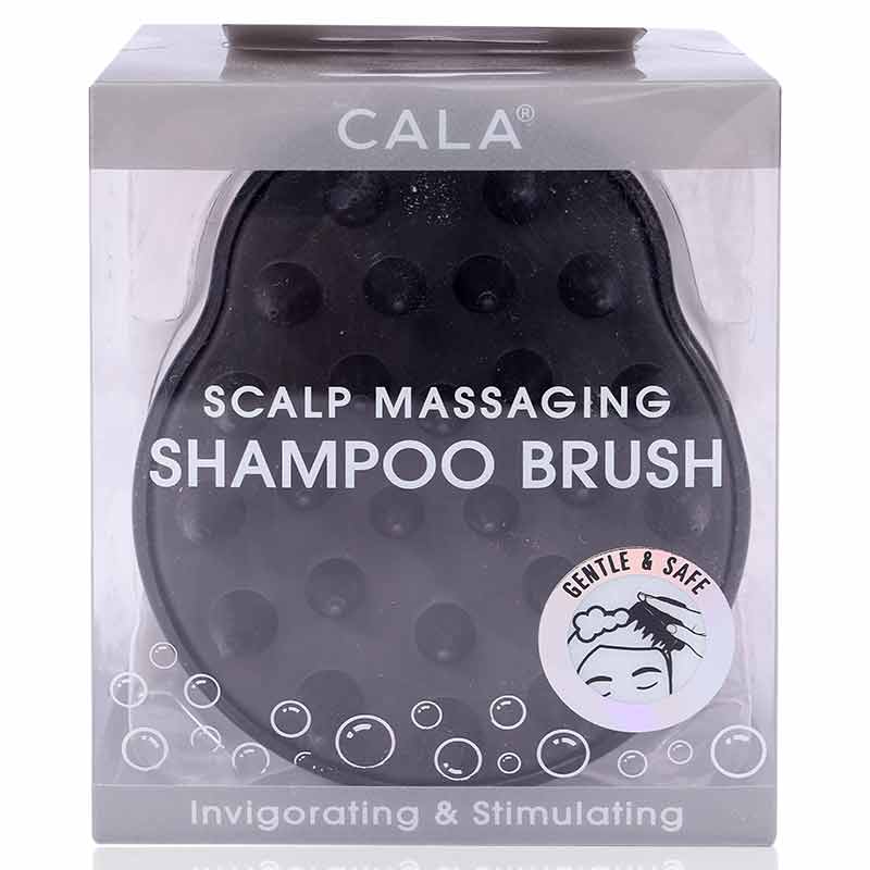 Cala Scalp Massaging Shampoo Brush(Black)-69306
