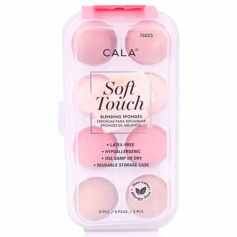 Cala Soft Touch Blending Sponges(Pink/Nude) 8'S-76025