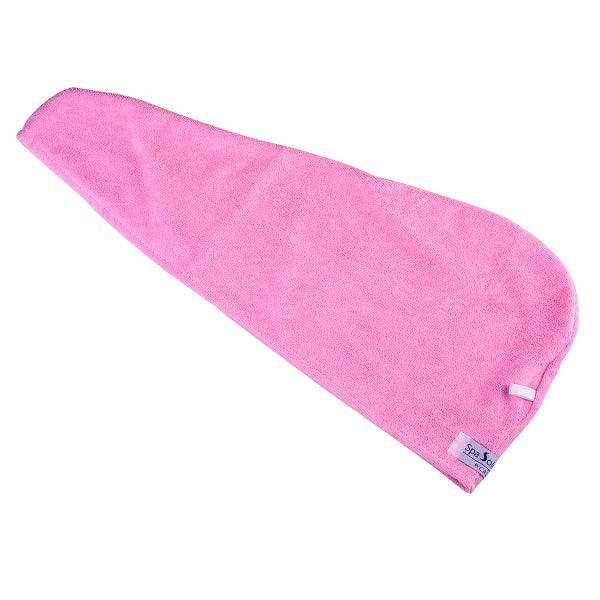 Cala Spa Essentials Microfiber Hair Turban (Pink) 69243