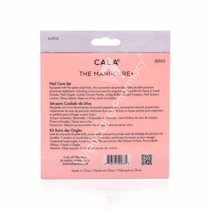 Cala The Manicure Nail Care Set 5Pc With Case Rose Gold -50963