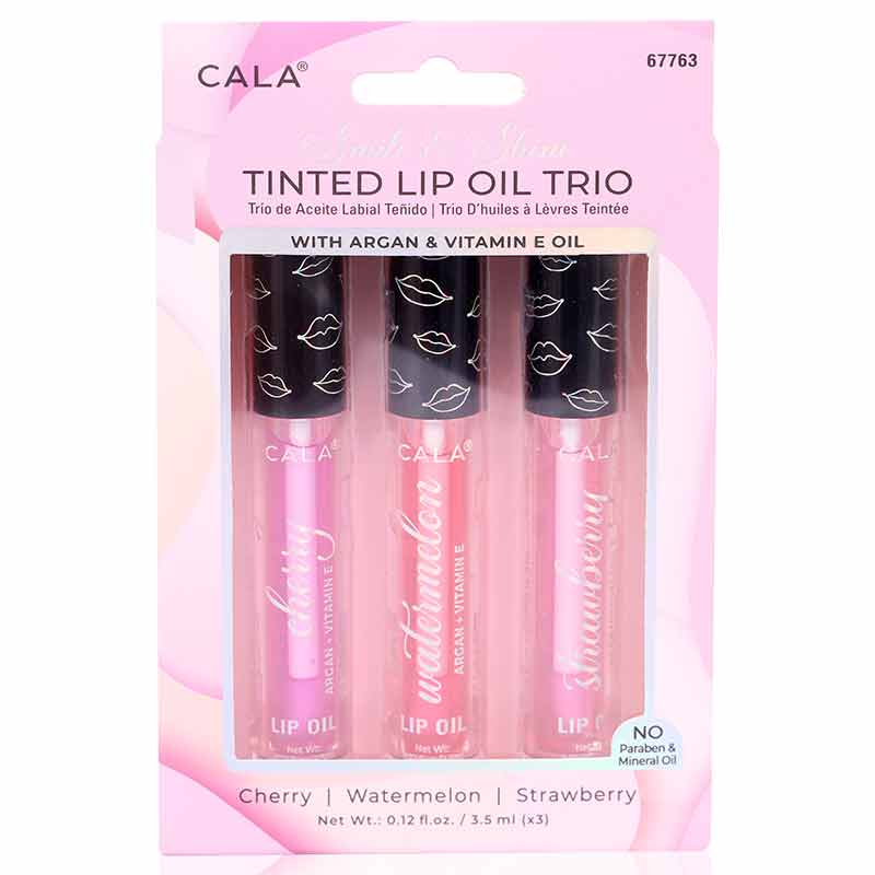 Cala Tinted Lip Oil Trio(Cherry/Watermelon/Strawberry) 3'S-67763